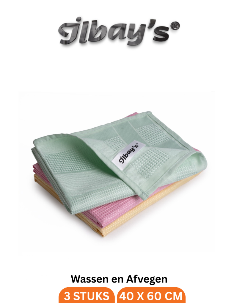 Ilbays® Originals – Premium Microvezeldoekjes (3-pack)