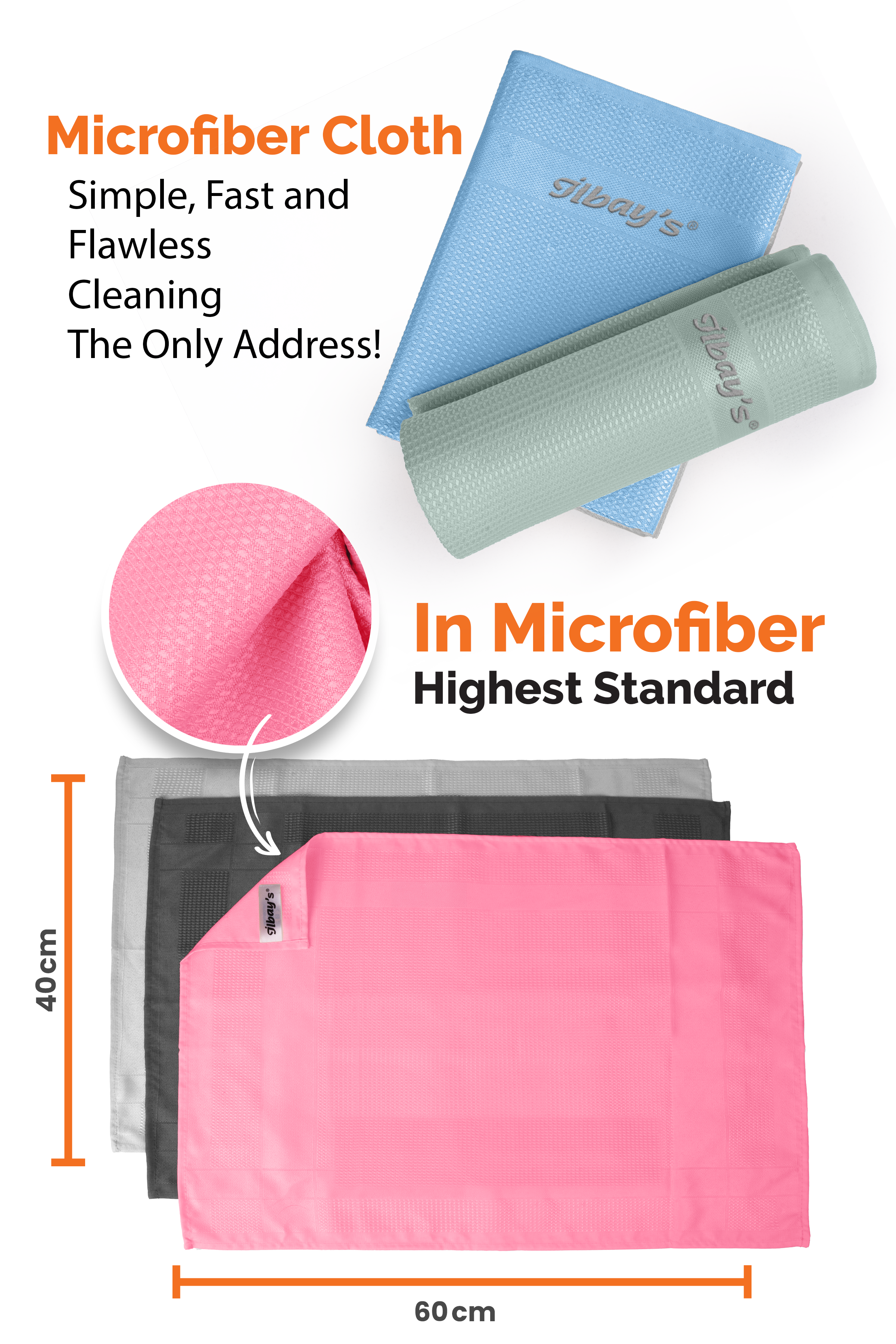 Ilbays® Originals – Premium Microvezeldoekjes (4+1 Gratis Pack)