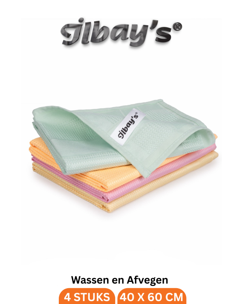 Ilbays® Originals – Premium Microvezeldoekjes (4-pack)