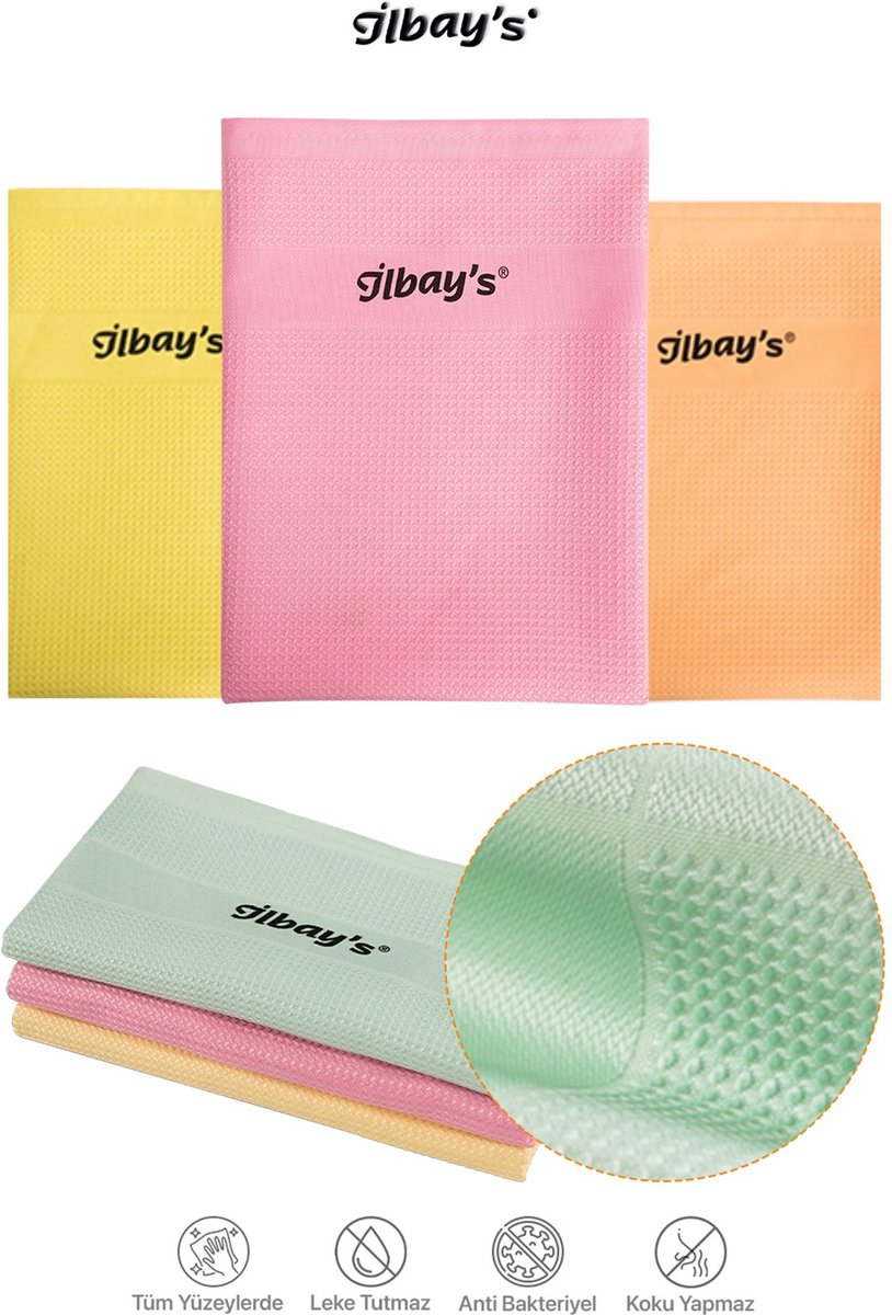 Ilbays® Originals – Premium Mikrofiber Bezler (3'lü Paket)