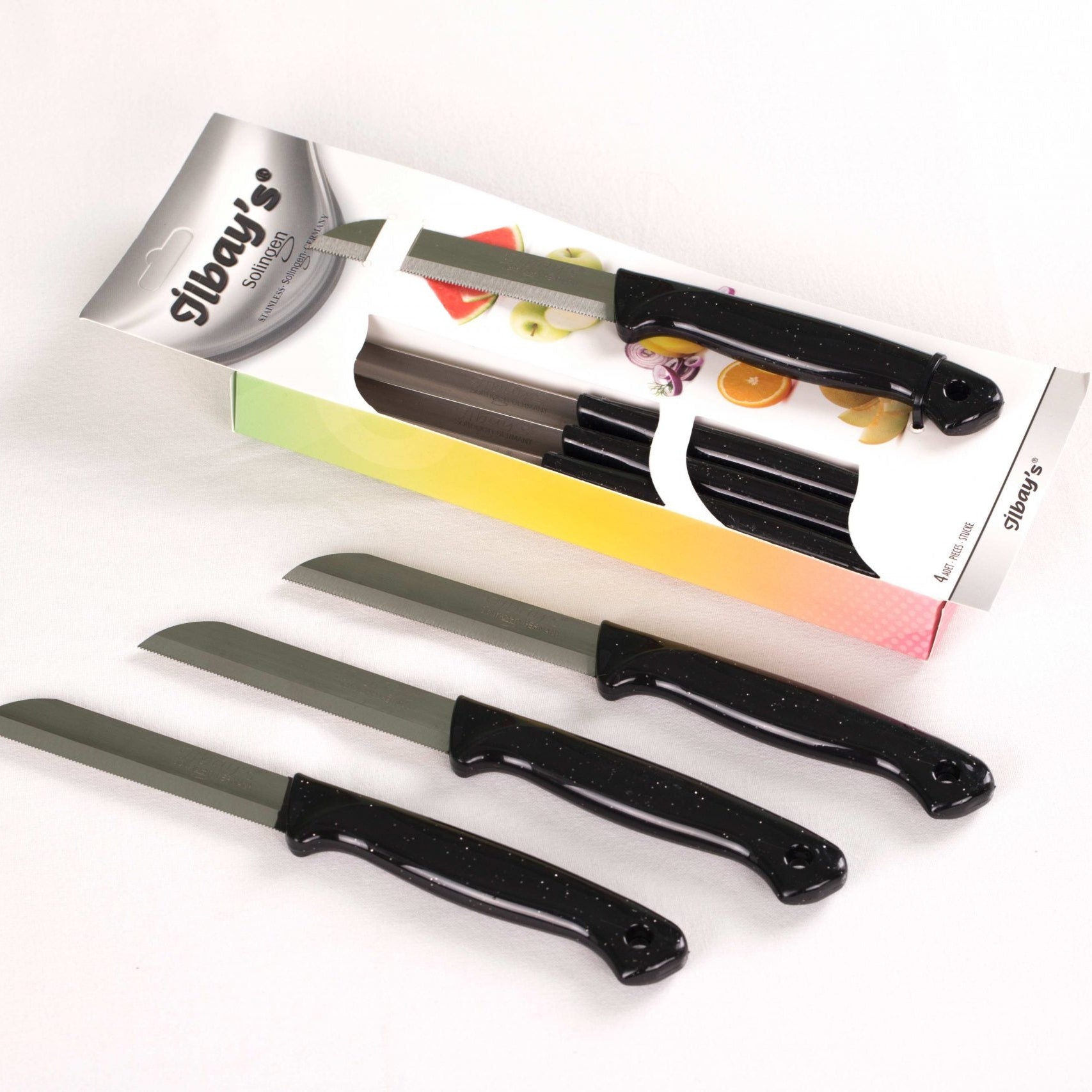 Ilbays® Solingen Stainless Steel Knife Set – 4-Piece