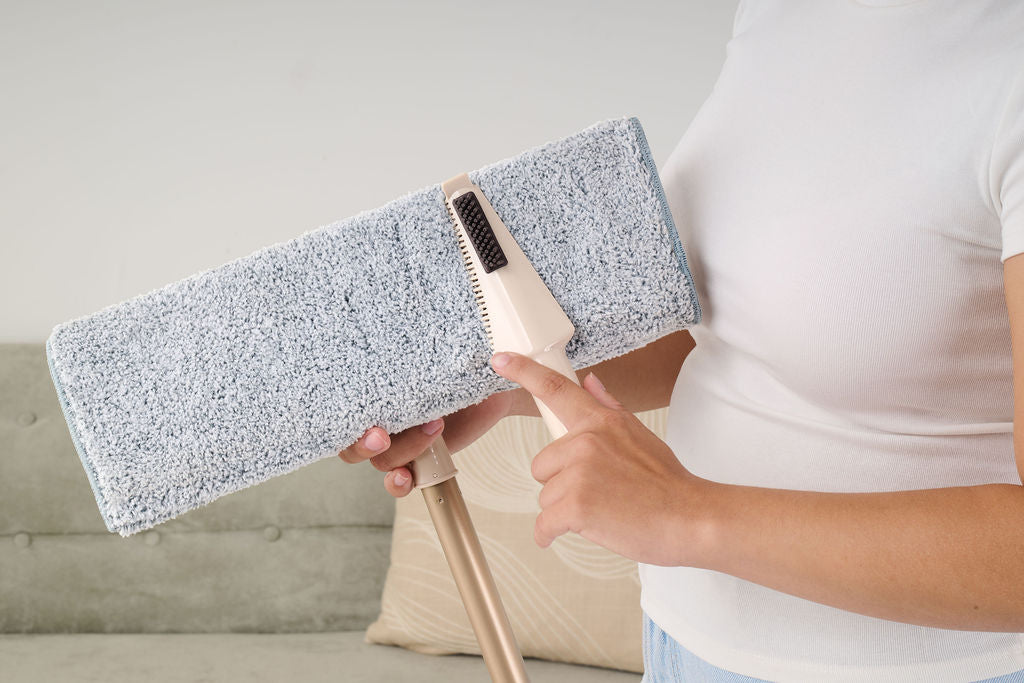 360° flat mop with microfibre pad – ILBAYS®