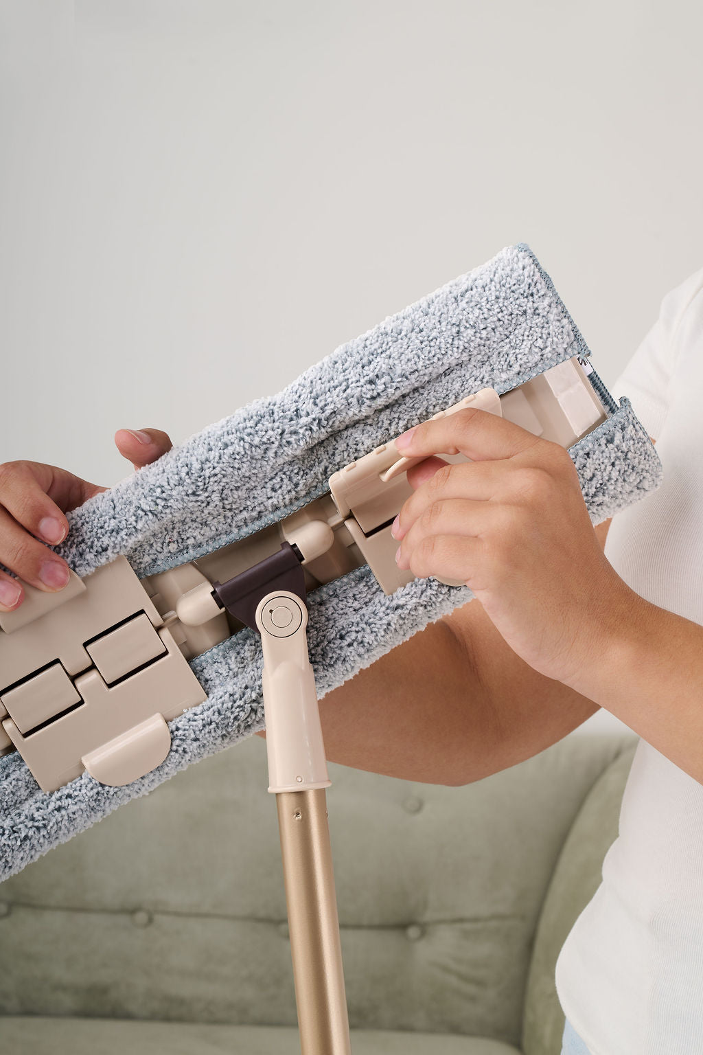 360° flat mop with microfibre pad – ILBAYS®